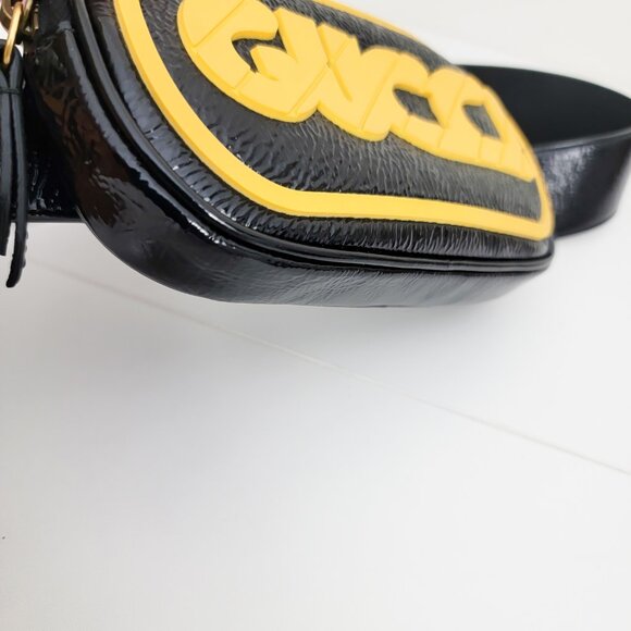 Gucci Game Patch Rubber Logo and Patent Leather Belt Bag 85 - Picture 5 of 12